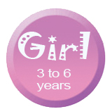 Girl 3 to 6 Years
